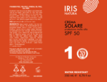 crema solare spf 50+ con aloe vera