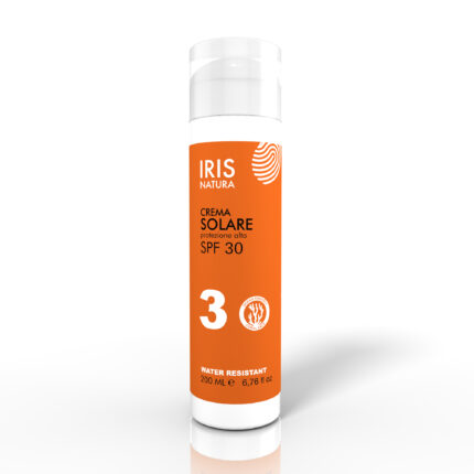 crema solare spf 30+ con aloe vera