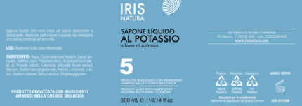 sapone liquido al potassio