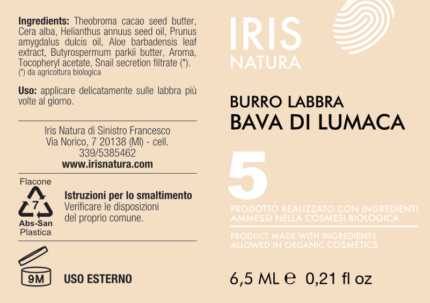 burrocacao alla bava di lumaca
