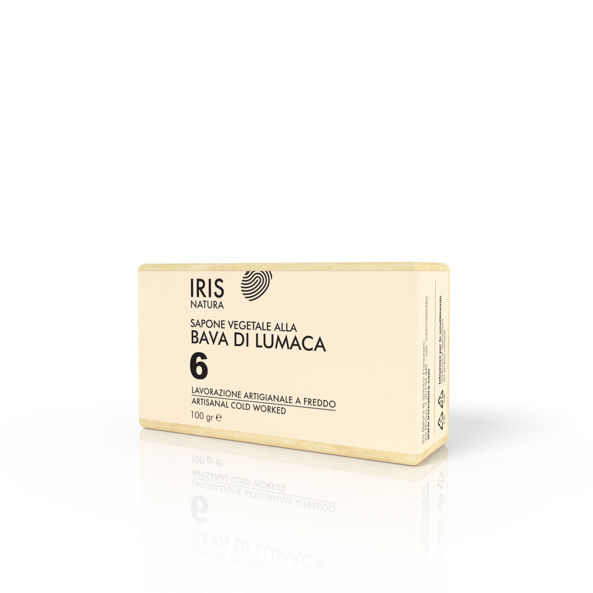 saponetta alla bava di lumaca 100gr