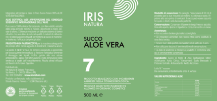 puro succo di aloe vera barbadensis 0,5 l