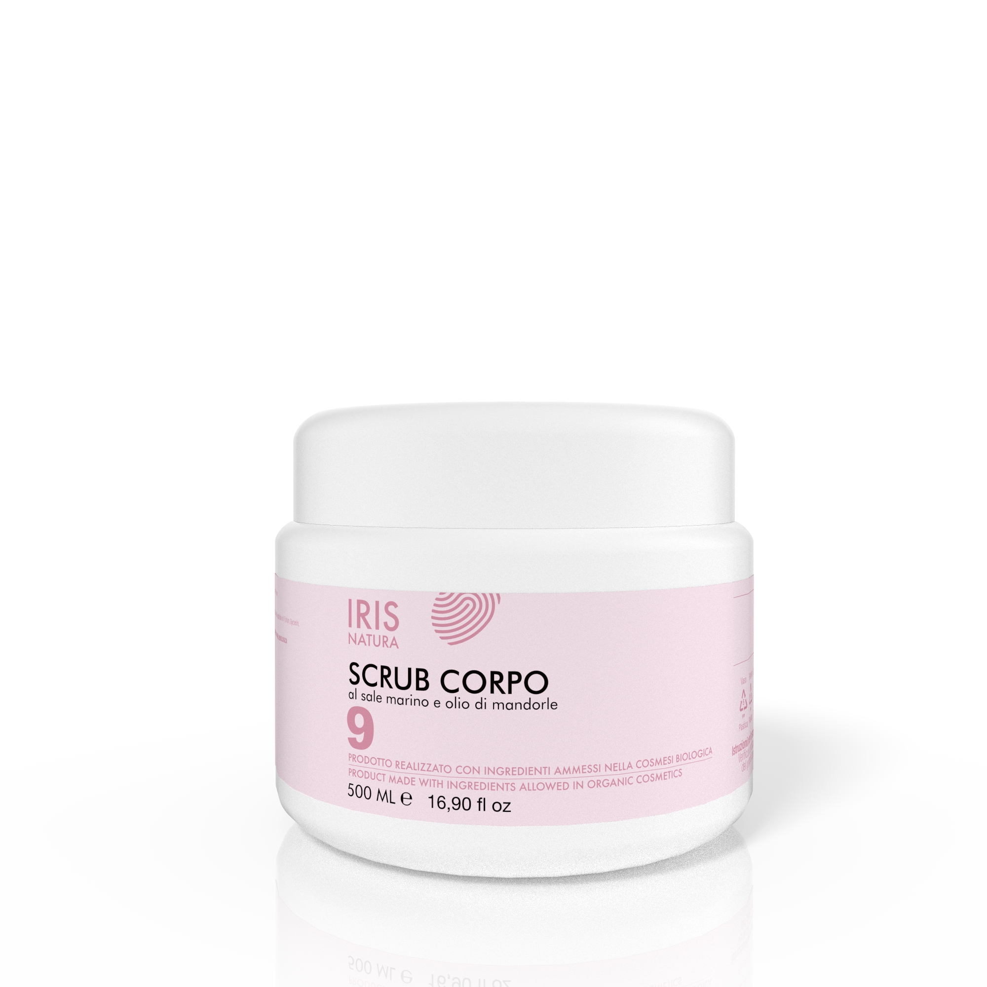 scrub corpo al sale marino ed olio di mandorle dolci